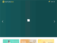 Tablet Screenshot of naturebee.com